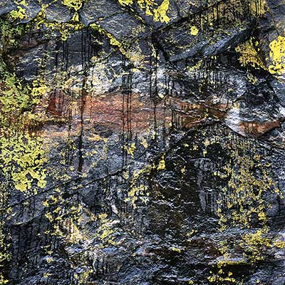 Rain Streaked Rock on Monhegan