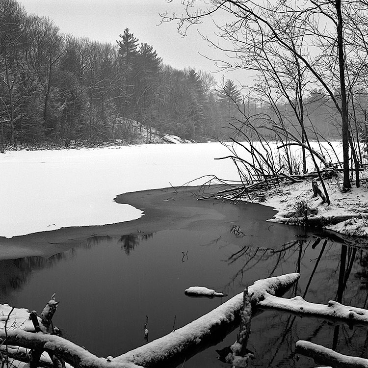 Snow at the Headwaters of the Woonasquatucket