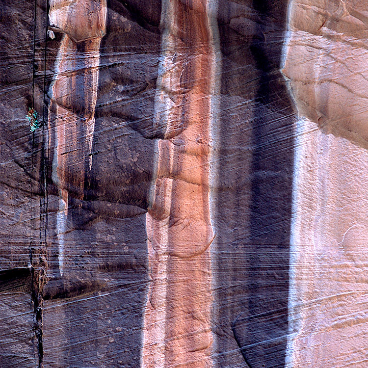 Water Stained, Cross-Bedded Sandstone